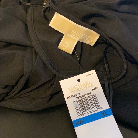 Michael Kors Slim-Leg Flutter-Sleeve Jumpsuit - Picture 3 of 5